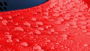 water beading pada bodi mobil
