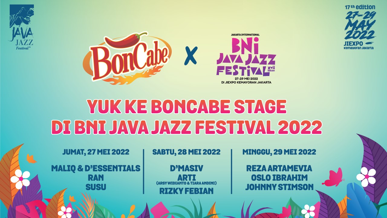 Bangkitkan Industri Kreatif, BonCabe Dukung Java Jazz 2022 - Advertorial