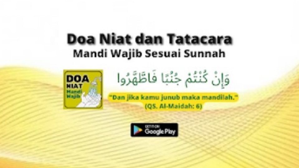 Aplikasi Teratas Kumpulan Bacaan Doa Niat Mandi Wajib - Advertorial